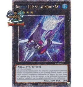 Yugioh! 1x Número 101 Silent Honor ARK RA04-EN211 Platino Secreto Raro 1ª Edición Casi Nuevo - Imagen 1 de 1