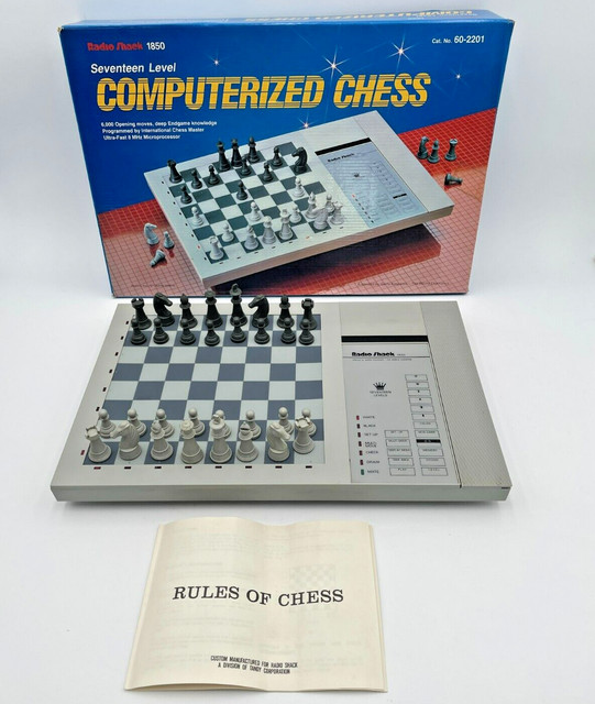 Radio Shack Chess Computer Companion VTG 60-2216 No Box. Read