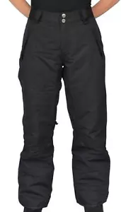 Pantaloni da sci neve donna nuovi Snow Country capospalla S M L XL corti e regolari neri - Foto 1 di 4