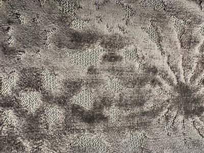 ROMO Marletto 7738/Graphite 5 - lujoso terciopelo tejido jacquard pila profunda - 3 yardas Foto 1 de 2