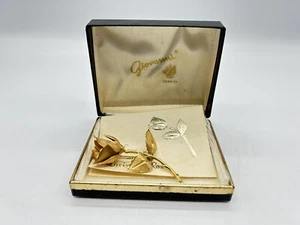 Vintage Giovanni 1960’s “Legend of the Christmas Rose” Brooch And Card - Picture 1 of 10