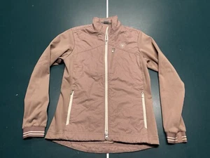 Ariat Women’s Ariat Tek Full Zip Lightweight Jacket Rose Gold Size Small - Picture 1 of 6