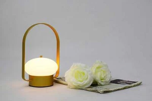 BONTURI CASA HOME DECORATION Lampada ad Arco 22 Cm Gold - Imagen 1 de 1