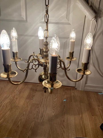 brass chandelier vintage Cover
