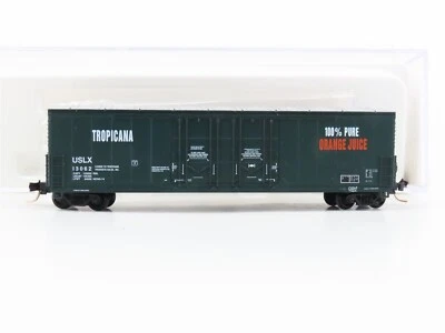 N Scale Atlas 31051 USLX Tropicana Orange Juice Double Plug Door Box Car #13062 - Image 1 of 4