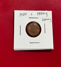 1950 Germany 1 Pfennig Coin - Nice World Coin !!!