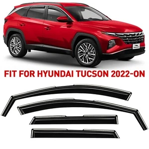 Rain Guards Vent Visors Shade for 2022-2025 Hyundai Tucson - Picture 1 of 8