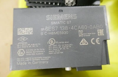 Siemens Simatic S7 6ES7 138-4CA60-0AB0 DC 24V Power Module - Image 1 of 2