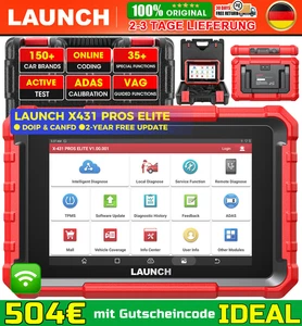 LAUNCH X431 PROS ELITE V+ Profi OBD2 Diagnosegerät ALLE SYSTEM Key Programmier - Bild 1 von 17