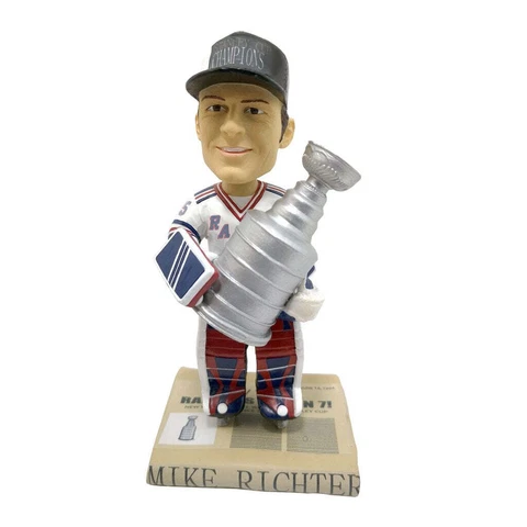 Mike Richter New York Rangers 1994 NHL Champions Series Bobblehead NHL Cover