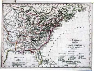 Antique map, T. Mollo, Vereinigte staaten in Nord America - Picture 1 of 1