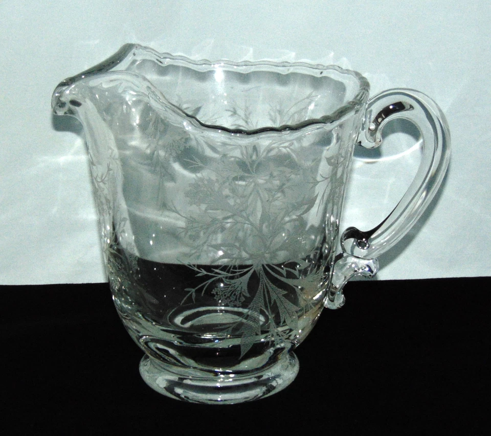 Fostoria HEATHER CRYSTAL *6 1/4" WATER PITCHER* - Image 1 of 1