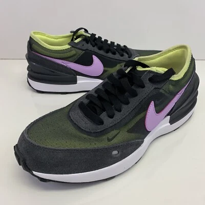 Nike Waffle One Off Noir/Lila/Limón Twist talla 6Y Juvenil $90 DC0481-002 Foto 1 de 4