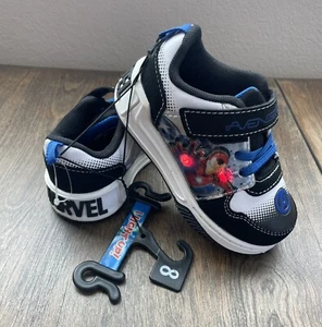Marvel Avengers Niños Zapatos Iluminados Tenis - Talla 8 con Luces Intermitentes Leer - Imagen 1 de 15