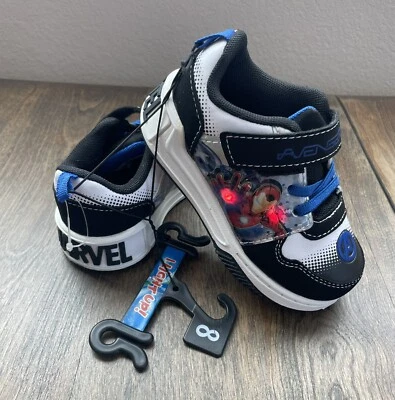 Marvel Avengers Kids Shoes Light Up Sneakers - Size 8 with Flashing Lights Read - Image 1 of 4