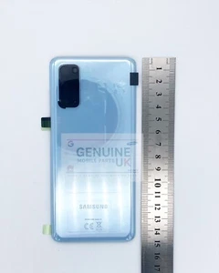 Cubierta de batería genuina Samsung Galaxy S20 5G SM-G981 azul nube GH82-21576D - Imagen 1 de 2