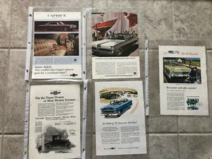 Oldtimer Chevy/Chevrolet Magazin Werbung GM, plus Chrysler - Bild 1 von 2