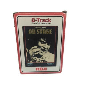 Elvis On Stage 8-Track Cartridge February 1970 w/ Slip Cover - Imagen 1 de 10
