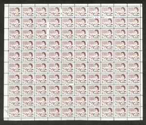 Canada - Scott 454iii - Full Sheet of 100 Stamps - Field Stock - PVA Gum - 1971 - Picture 1 of 1