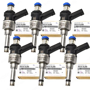 6PC Fuel injector For 17-2020 Hyundai Kia Cadenza Sedona Sorento 3.3L 353103L200 - Picture 1 of 6