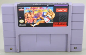 Street Fighter 2 II Turbo TESTED AND WORKS (Super Nintendo, 1992) SNES Authentic - Picture 1 of 7