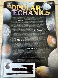 Popular Mechanics May/June 2024 Every Single Moon Ranked Magazine - Picture 1 of 9