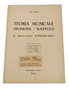 Musiktheorie Division Solfeggi e il Piccolo Tonimeter Luigi Lanaro Methode - Bild 1 von 8