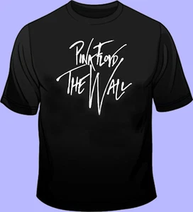 Black T Shirt, Concert, Music, Band, Vintage Pink Floyd, Wall Classic 70's Rock - Imagen 1 de 2