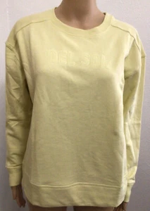 Size M Sweatshirt Women's Crew Neck DEL SOL UNIVERSAL THREAD**Yellow**NWT* - Picture 1 of 11