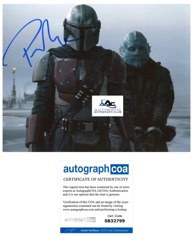 PEDRO PASCAL AUTOGRAPH SIGNED 8X10 PHOTO STAR WARS THE MANDALORIAN ACOA Cover
