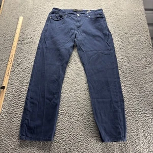 Vintage Guess Jeans Mens 36x32 Blue Polyester Straight Fit Denim Stretch - Picture 1 of 11