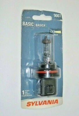 Sylvania Basic 9007 HB5 65/55W Una Bombilla Cabeza Luz Doble Haz Reemplazar Lámpara Stock Foto 1 de 4