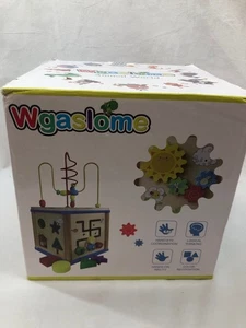 Wooden bead activity cube brand new unopened box - Picture 1 of 5