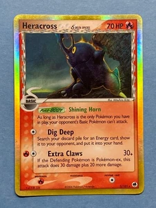 Pokemon Holo Heracross- EX Dragon Frontiers- 3/101- LP - Picture 1 of 4