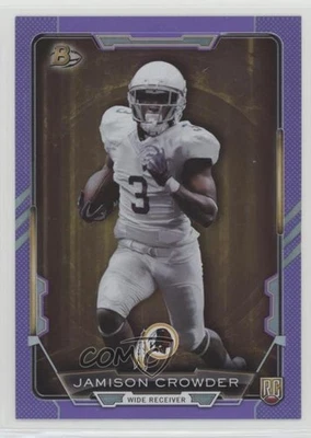 2015 Bowman Rookies Purple Rainbow Foil Jamison Crowder #86 RC - Image 1 of 2