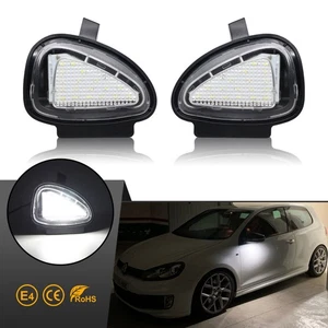 LED Exterior Mirror Ambient Lighting Ambient Light For VW Golf 6 Cabrio Touran - Picture 1 of 11