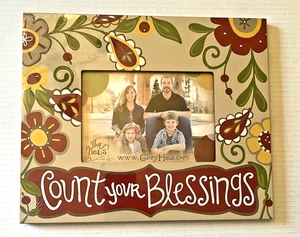 Glory Haus Picture Frame Count Your Blessings 12 x10" Photo Size 4" NEW SEALED - Picture 1 of 3