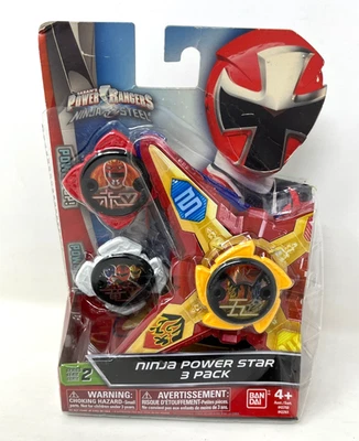 Power Rangers Ninja Steel Power Star упаковка 3 шт. 2016 Bandai - Изображение 1 из 4