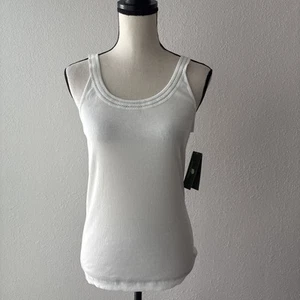Neu mit Etikett Banana Republic Damen Tanktop weiß Größe L - Bild 1 von 7