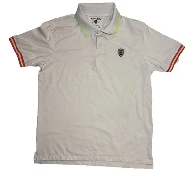 Camisa Polo Mad Chuck Para Hombre M Borde Neón Elastizada Rendimiento Golf Algodón Pima Foto 1 de 4