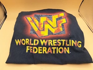 VINTAGE WWF WORLD WRESTLING FEDERATION TEE SHIRT 1997 XL MADE IN USA - Picture 1 of 10