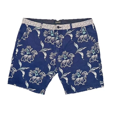 Bermudas Scotch & Soda azul marino florales talla 36 Foto 1 de 4