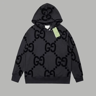 2025 Autumn/Winter Printed long sleeved hooded sweatshirt - Image 1 of 4