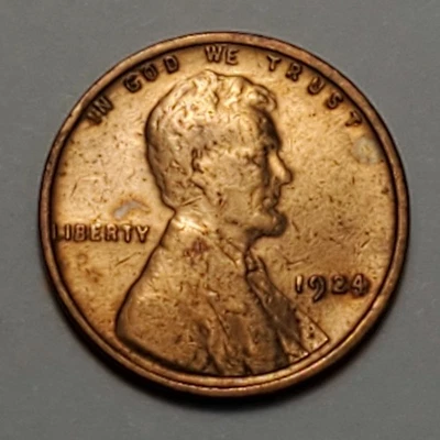 Nicer Low Mintage 1924 P Lincoln Wheat Cent - Image 1 of 2