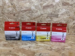 4 Genuine Canon CLI-8 Ink Cartridges Setfor Canon Pixma MP520 MP530 MP600 MP600R - Picture 1 of 5