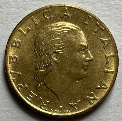 Italy 200 Lire 1980 - Industrial Gear - Image 1 of 3