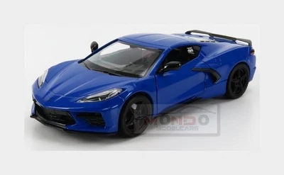1:24 MOTORMAX Chevrolet Corvette C8 Coupe 2020 Blue MTM79360BL - Immagine 1 di 2