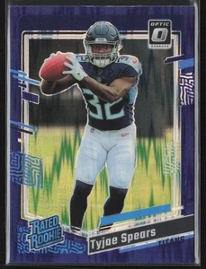 2023 Donruss Optic #297 Tyjae Spears Purple Shock - Picture 1 of 2