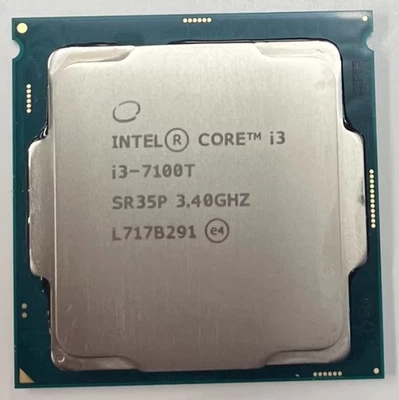 7th Gen Intel LGA 1151 CPU Processor i3-7100T SR35P Dual Core 3.4 GHz - Image 1 of 2