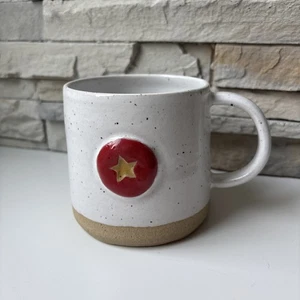 New Studio Pottery Wonder Woman Star Clay Mug by Joye Made Clay Portland - Picture 1 of 9